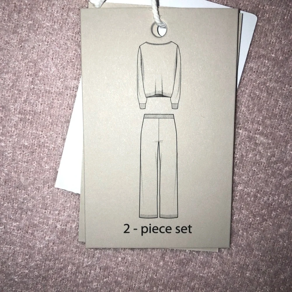 Barefoot Dreams CozyChic Ultra Lite Pullover and Pant Lounge Set Barely Pink M